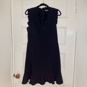 Sleeveless little black dress